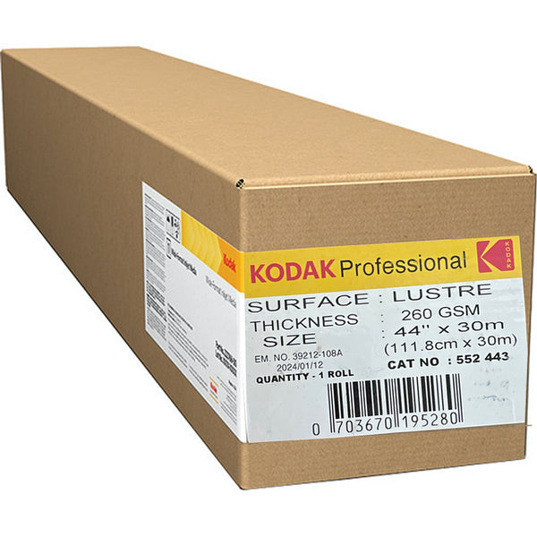 Kodak Carta per Plotter 111,8X30mt 260gr Lustre Kodak Carta per Plotter 111,8X30mt 260gr Lustre
